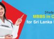 MBBS in China for sri lanka students